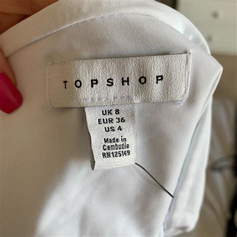 Super Sexy Minimalist White Bandeau Bikini Top Depop