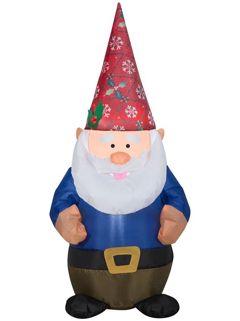 4 Ft. Airblown Inflatable Christmas Gnome — Costume Super Center