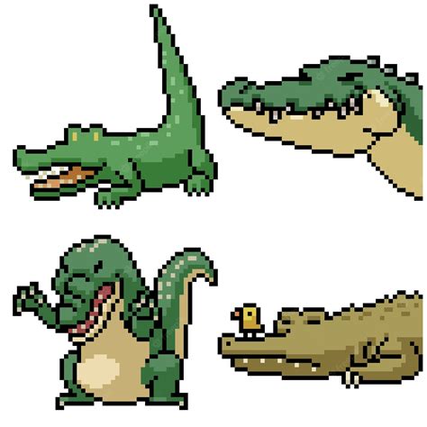 Actualizar 84 Imagen Cocodrilo Pixel Art Abzlocalmx