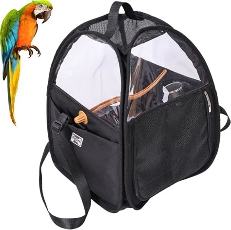 Bird Carrier Parakeet Cage Breathable Bird Backpack Bird Travel