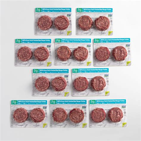 H E B Ground Beef Chuck 13 Lb Burger Patties 80 Lean 40 Off