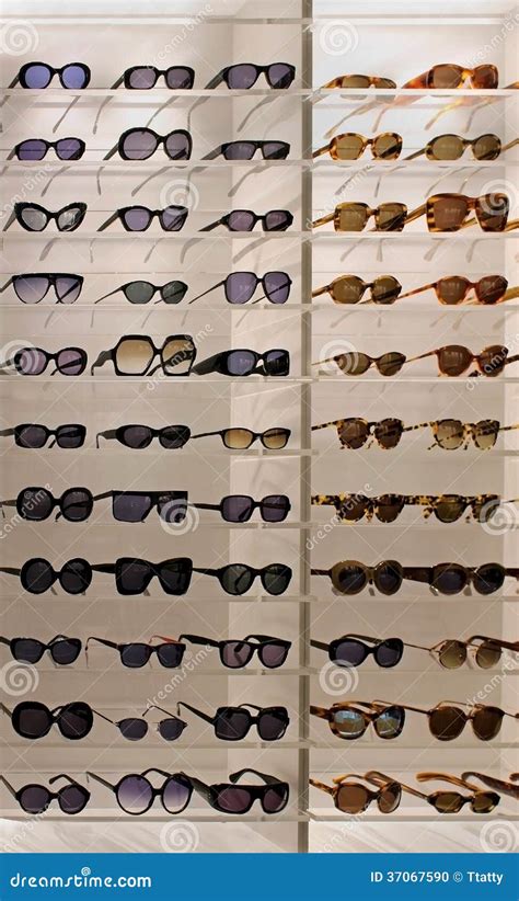 Sunglasses Display Stock Photo Image Of Showcase Shelf 37067590