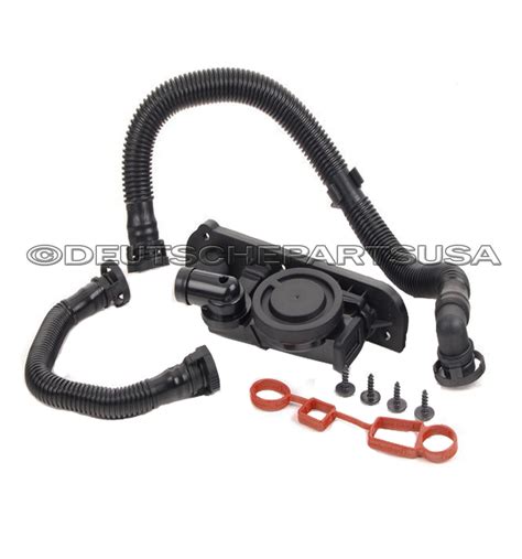 Vaico Crankcase Vent Valve And Breather Hose Kit For Vw Audi Ebay