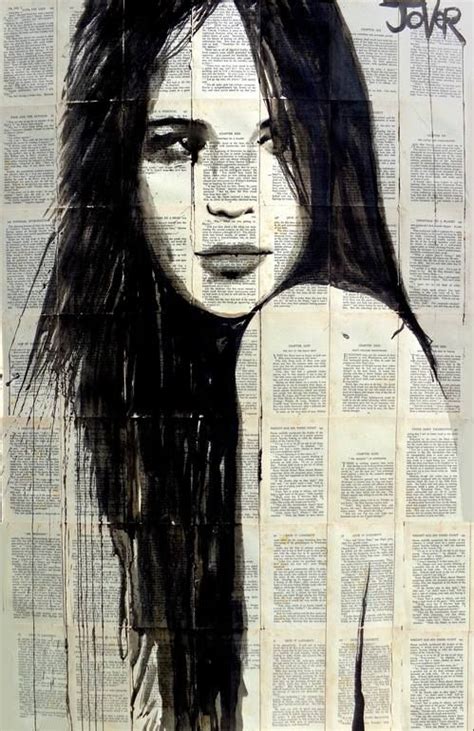 Saatchi Art Artist Loui Jover Ink 2014 Drawing Sweet Jane Aquarel