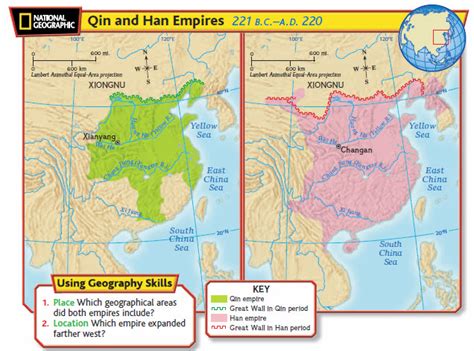 Qin Dynasty Map