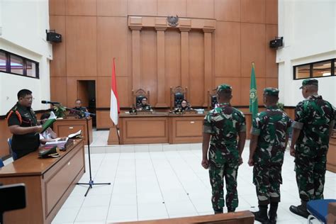 Sidang Lanjutan Kasus Pembunuhan Oknum Tni Praka Rm Dan Kawan Kawan