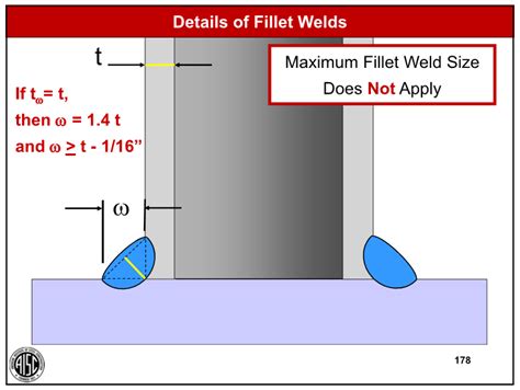 Fillet Weld Measurements