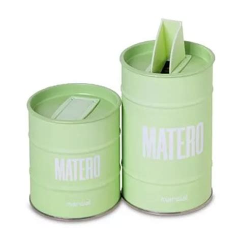 Set X Latas Yerbera Azucarera Az Car Yerba Matero Verde Mercadolibre