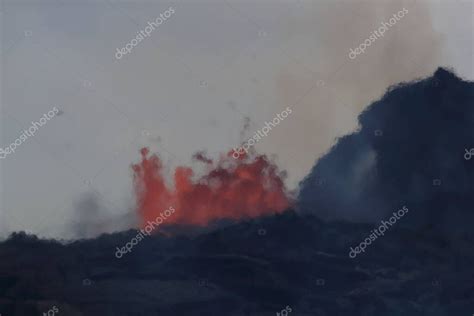 Vista A Rea De La Erupci N Del Volc N Kilauea En Hawai En La Foto