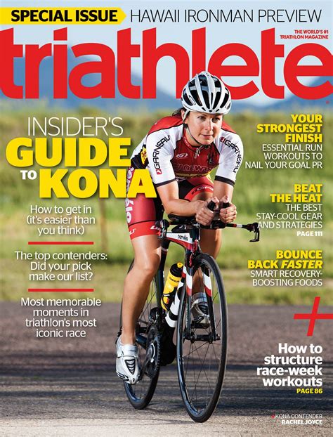 Sneak Peek Triathlete Magazine S Kona Preview Issue Triathlete