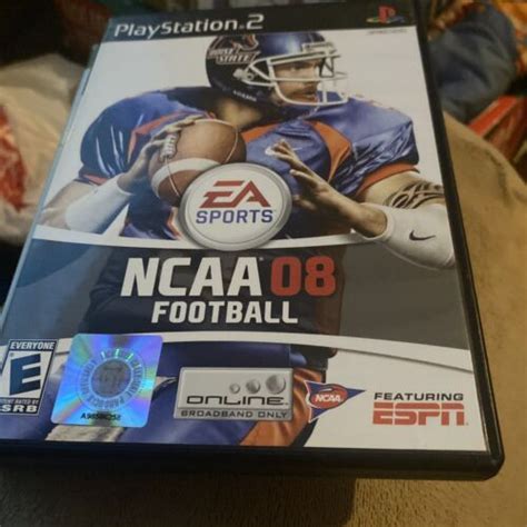 NCAA Football 08 Sony PlayStation 2 Black Label 2008 PS2 Complete CIB