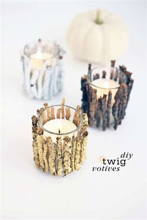 DIY Rustic Votive Holders - KnockOffDecor.com