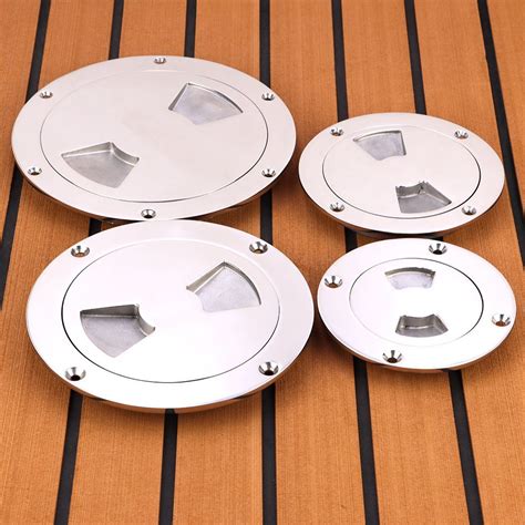 Marine Hardware Stainless Steel Deck Plate Boat Round Non Slip