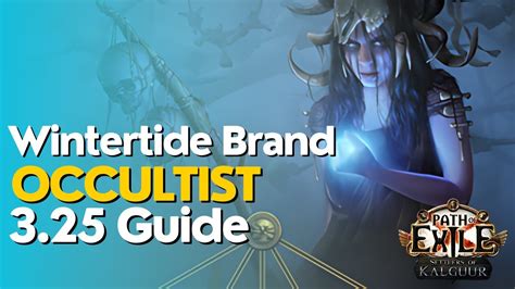 Poe Wintertide Brand Occultist League Start Build Guide Youtube