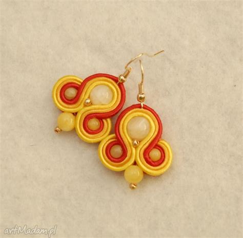 kolczyki małe sutasz z jadeitami Si Su ღ art Madam pl Drop earrings