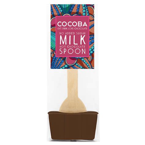 Cocoba Sugar Free Milk Chocolate Hot Chocolate Spoons 10 X 50g Costco UK