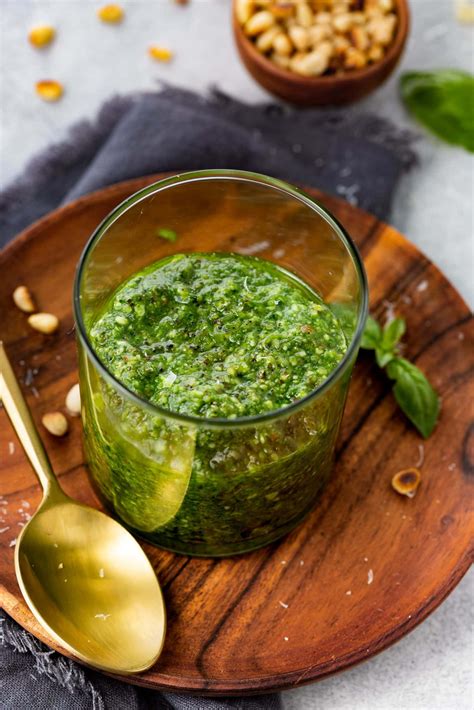 Basic Basil Pesto Sauce Recipe