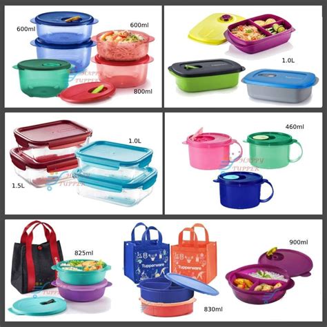 Tupperware Lunch Box Microvable Lunch Box Crystalwave Bowl