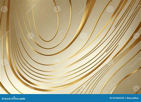 Gold Abstract Line Arts Background. Luxury Wallpaper Decoration Design ...