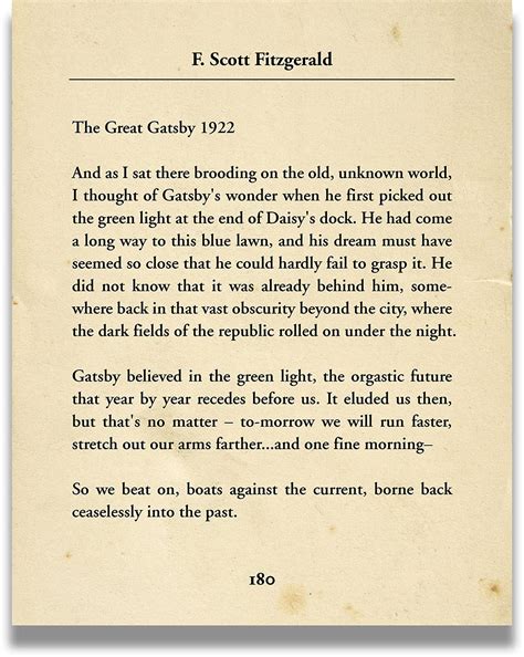 Great Gatsby Green Light Quote