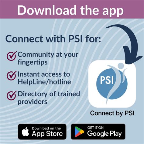 NEW App Available By Postpartum Support International Connect By PSI