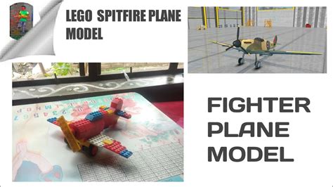 Lego Spitfire Plane Model Youtube