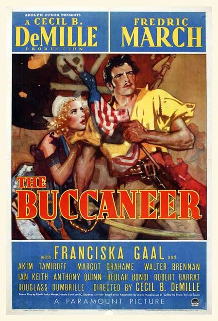 The Buccaneer Movie Poster Print (11 x 17) - Item # MOVEB38801 - Posterazzi