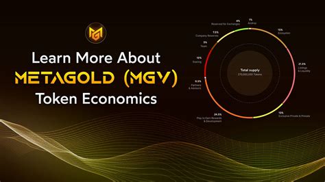 Metagold Verse Mgv Tokenomics Metagold Token Mgv By Metagold