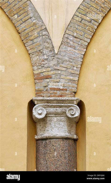 Courtyard Of Palazzo Dei Conservatori Capitoline Museum Rome Italy