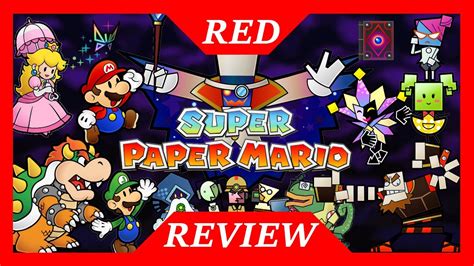 Super Paper Mario Part 2 Red Review Youtube