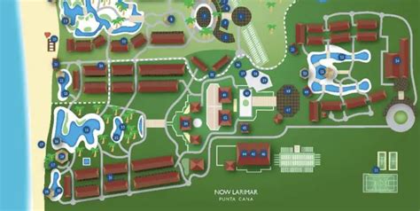 Riu Bambu resort map - Guide To DR