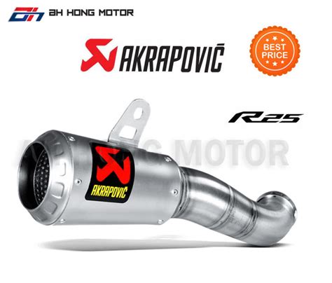 Exhaust Akrapovic Slip On Yamaha YZF R25 Ah Hong Motor Lazada