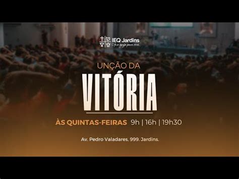 cultoonline Unção da Vitória batismo nas águas 16 11 2023