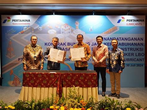 Coal Metal Pertamina Trans Kontinental Dukung Pertamina Lubricants