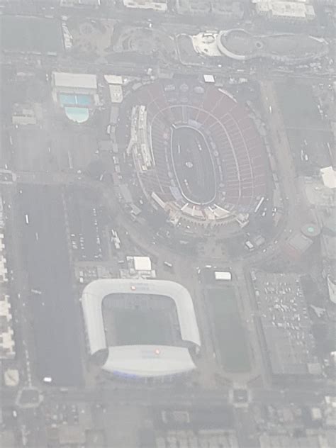 I got a birds eye view of the Coliseum on the plane as I was leaving LA ...