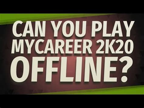 Cómo jugar mi carrera en nba 2k20 offline