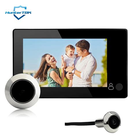 Peephole Camera Inch Lcd Screen Door Viewer Digital Wide Angle Door