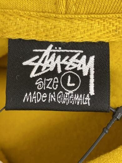 STUSSY ステューシー パーカー L YLW 1924649 古着の販売通販ならセカンドストリート