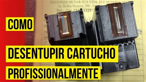 Como Desentupir Cartucho Hp 667 YouTube