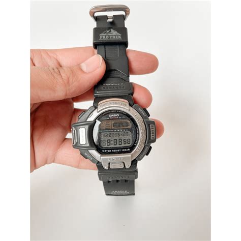 Jual Jam Tangan Digital Casio Protrek PRT 60 Triple Sensor Second