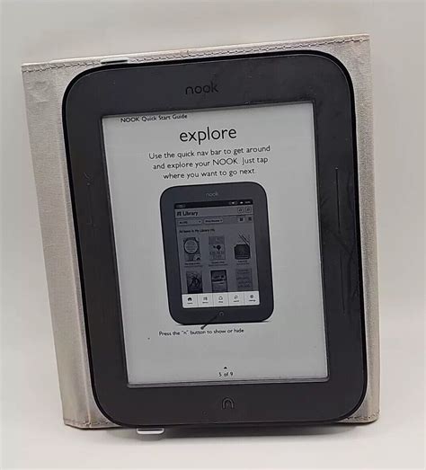 Barnes Noble Nook Simple Touch E Reader Bnrv W Books