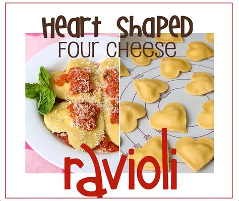 It S Written On The Wall Heart Shaped Four Cheese Ravioli AND 37