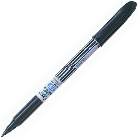 Pilot Super Colour Extra Fine Permanent Marker Mm Tip Black Box