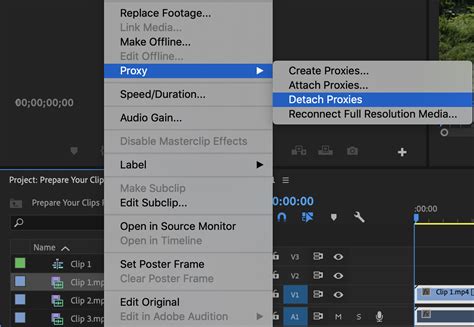 Ingest And Proxy Workflow In Adobe Premiere Pro