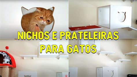 FAÇA VOCÊ MESMO Prateleiras para gatos Gatil Hauser YouTube