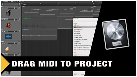 Drag And Drop Midi Tricks In Logic Pro X Youtube