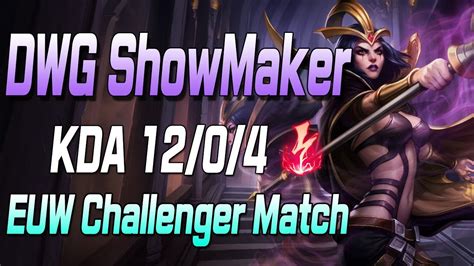 담원 쇼메이커 르블랑 Vs 카시오페아 Dwg Showmaker Leblanc Vs Cassiopeia S9 Euw