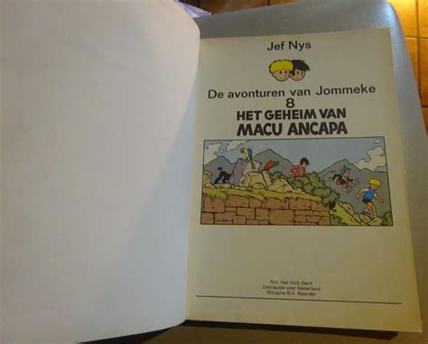 Jommekes Vakantieboek 2 Het Geheim Van Macu Ancpa De Strijd Om De