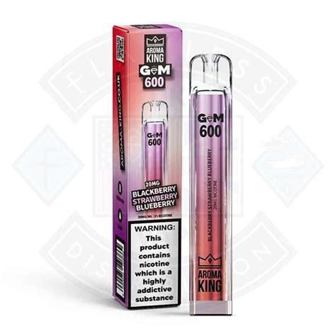 Aroma King Gem 600 Disposable Vape Flawless Uk Vape Distribution Ltd