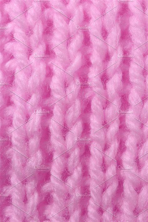 Pink Wool Knitting Texture Wool Knitting Knitting Texture Pink